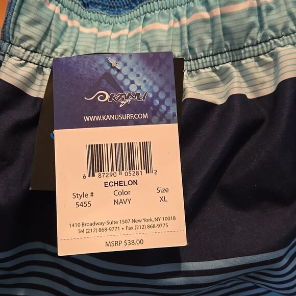 Kanu Surf Flex Mens Swim Trunks Quick-Dry Bathing Suit Men, 9-inch Inseam XL NWT - Picture 3 of 7